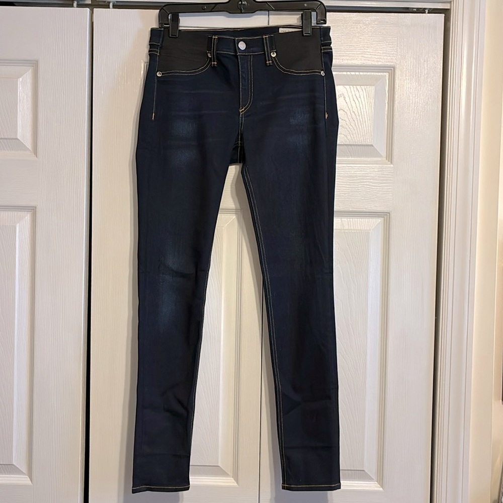 rag & bone Dark Blue Skinny Jeans